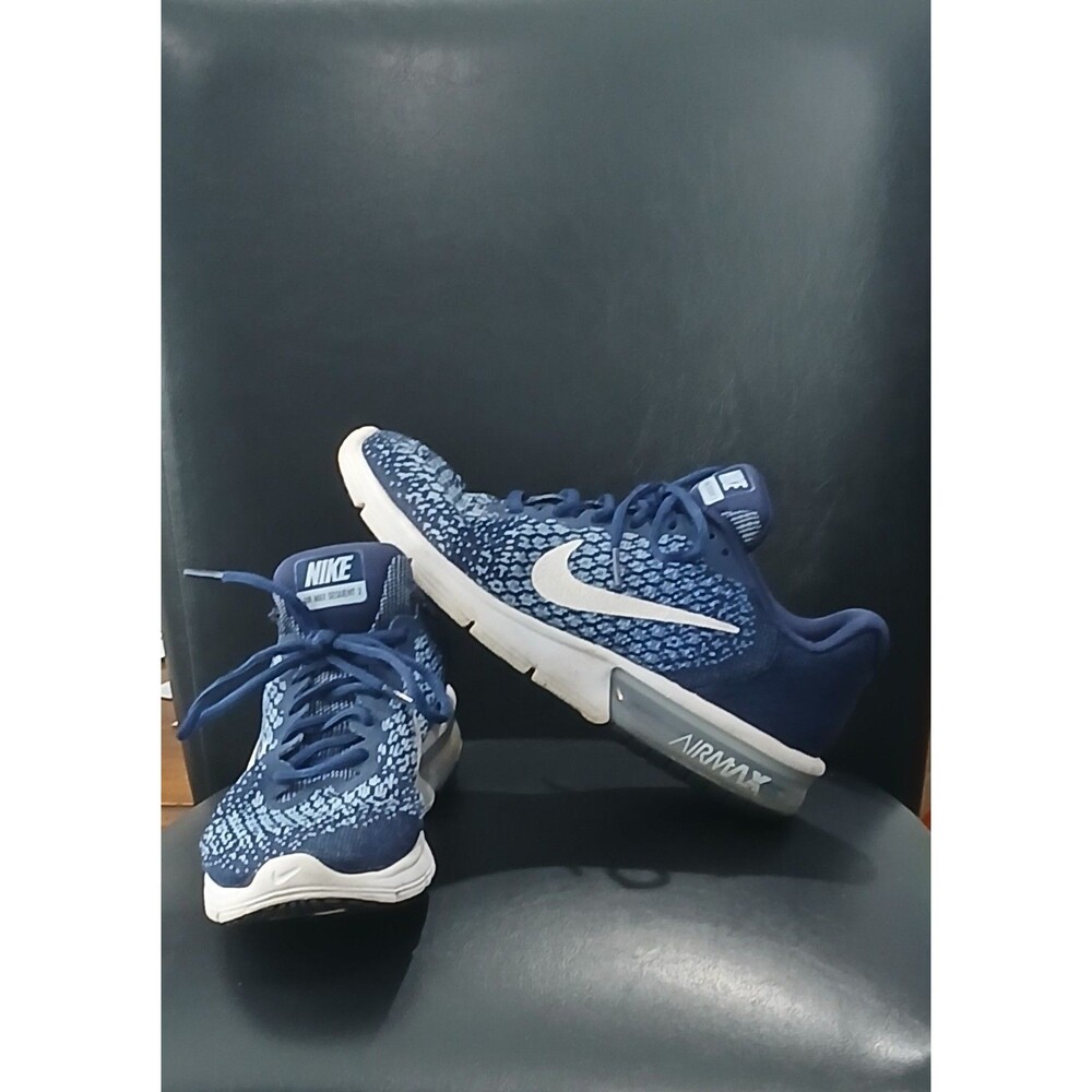 Nike Air Max Sequent 2. 852465-401. Blue. Women Size 9. No Insoles.